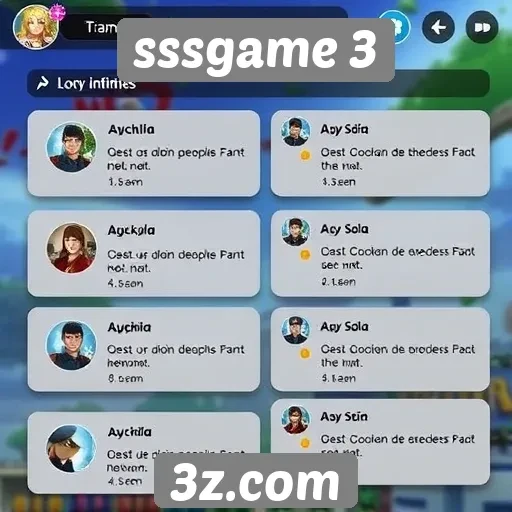 Feedback dos usuários sobre a interface do sssgame 3